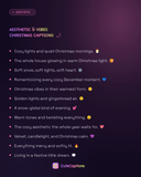 Aesthetic & Vibes Christmas Captions