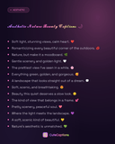 Aesthetic Nature Beauty Captions