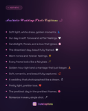 Aesthetic Wedding Photo Captions