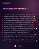 Anniversary Captions