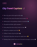 City Travel Captions