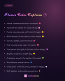 Flower Color Captions