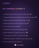 Self Confidence Captions