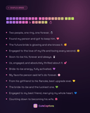 Engagement Captions for Couples & Bride