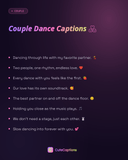 Couple Dance Captions
