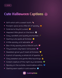 Cute Halloween Captions