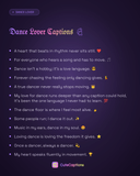 Dance Lover Captions