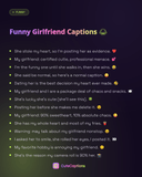 Funny Girlfriend Captions