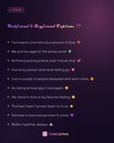 Girlfriend & Boyfriend Captions