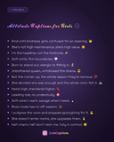 Attitude Captions for Girls