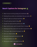 Beach Captions for Instagram