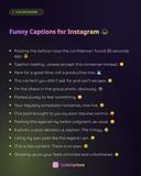 Funny Captions for Instagram