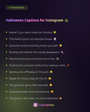 Halloween Captions for Instagram