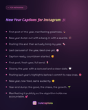 New Year Captions for Instagram