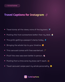 Travel Captions for Instagram