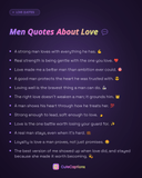Men Quotes About Love