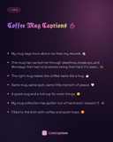 Coffee Mug Captions