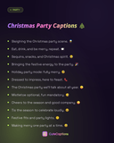 Christmas Party Captions