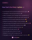New Year's Eve Party Captions