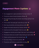 Engagement Photo Captions