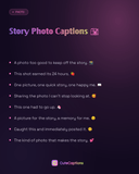 Story Photo Captions