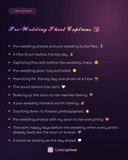Pre-Wedding Shoot Captions