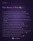 Life Quotes to Live By