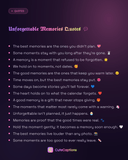 Unforgettable Memories Quotes