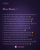 Rain Quotes