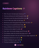 Rainbow Captions