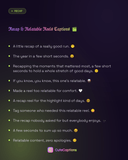 Recap & Relatable Reels Captions