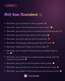 Self Love Reminders