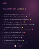 Engagement Ring Captions