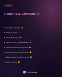 Short Fall Captions