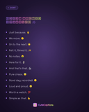 Short TikTok Captions