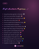 Soft Aesthetic Captions