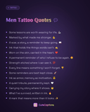 Men Tattoo Quotes