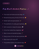 Trip Mood & Aesthetic Captions