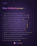 Viral TikTok Captions