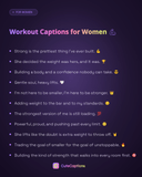 Workout Captions for Women